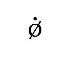 LATIN SMALL LETTER O WITH STROKE AND DOT ABOVE