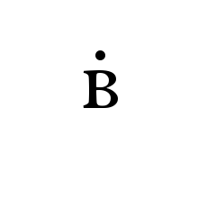 LATIN LETTER SMALL CAPITAL B WITH DOT ABOVE