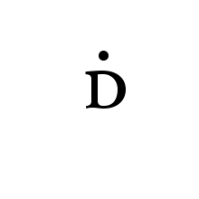 LATIN LETTER SMALL CAPITAL D WITH DOT ABOVE
