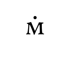 LATIN LETTER SMALL CAPITAL M WITH DOT ABOVE