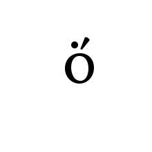 LATIN SMALL LETTER O WITH DOT ABOVE AND ACUTE