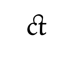 LATIN SMALL LIGATURE CT