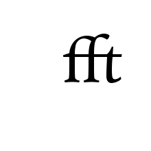 LATIN SMALL LIGATURE FFT