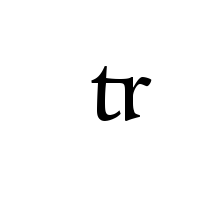 LATIN SMALL LIGATURE TR