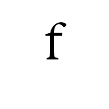 LATIN ENLARGED LETTER SMALL F