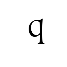 LATIN ENLARGED LETTER SMALL Q