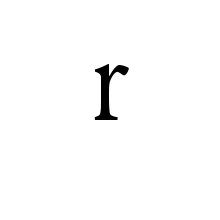 LATIN ENLARGED LETTER SMALL R