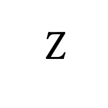 LATIN ENLARGED LETTER SMALL Z