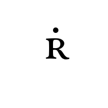 LATIN LETTER SMALL CAPITAL R WITH DOT ABOVE