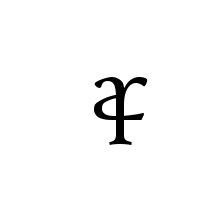 LATIN SMALL LIGATURE A INSULAR F