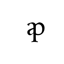 LATIN SMALL LIGATURE AP