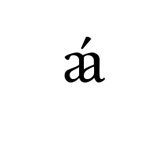 LATIN SMALL LIGATURE AA WITH ACUTE