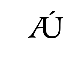 LATIN CAPITAL LIGATURE AU WITH ACUTE