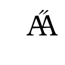 LATIN CAPITAL LIGATURE AA WITH DOUBLE ACUTE