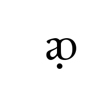 LATIN SMALL LIGATURE AO WITH DOT BELOW