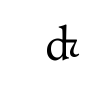 LATIN SMALL LETTER D WITH CURL