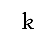 LATIN SMALL LETTER K SEMI-CLOSED FORM