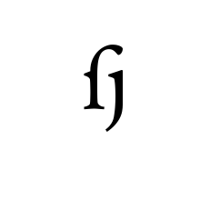 LATIN SMALL LIGATURE LONG S J