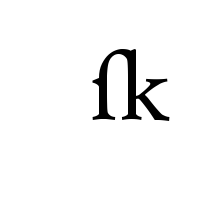 LATIN SMALL LIGATURE LONG S K