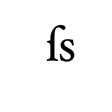 LATIN SMALL LIGATURE LONG S S