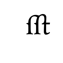 LATIN SMALL LIGATURE LONG S LONG S T