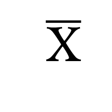 LATIN CAPITAL LETTER X WITH HIGH OVERLINE (ABOVE CHARACTER)